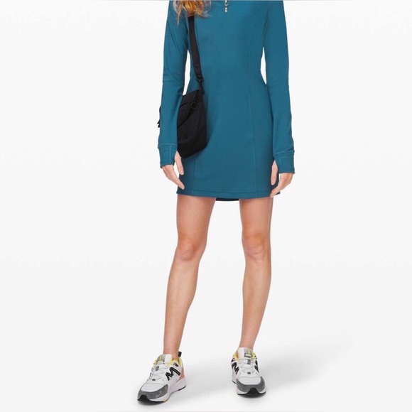 Lululemon Long-sleeve Define Dress Est. XS/4 Blue - Picture 3 of 13